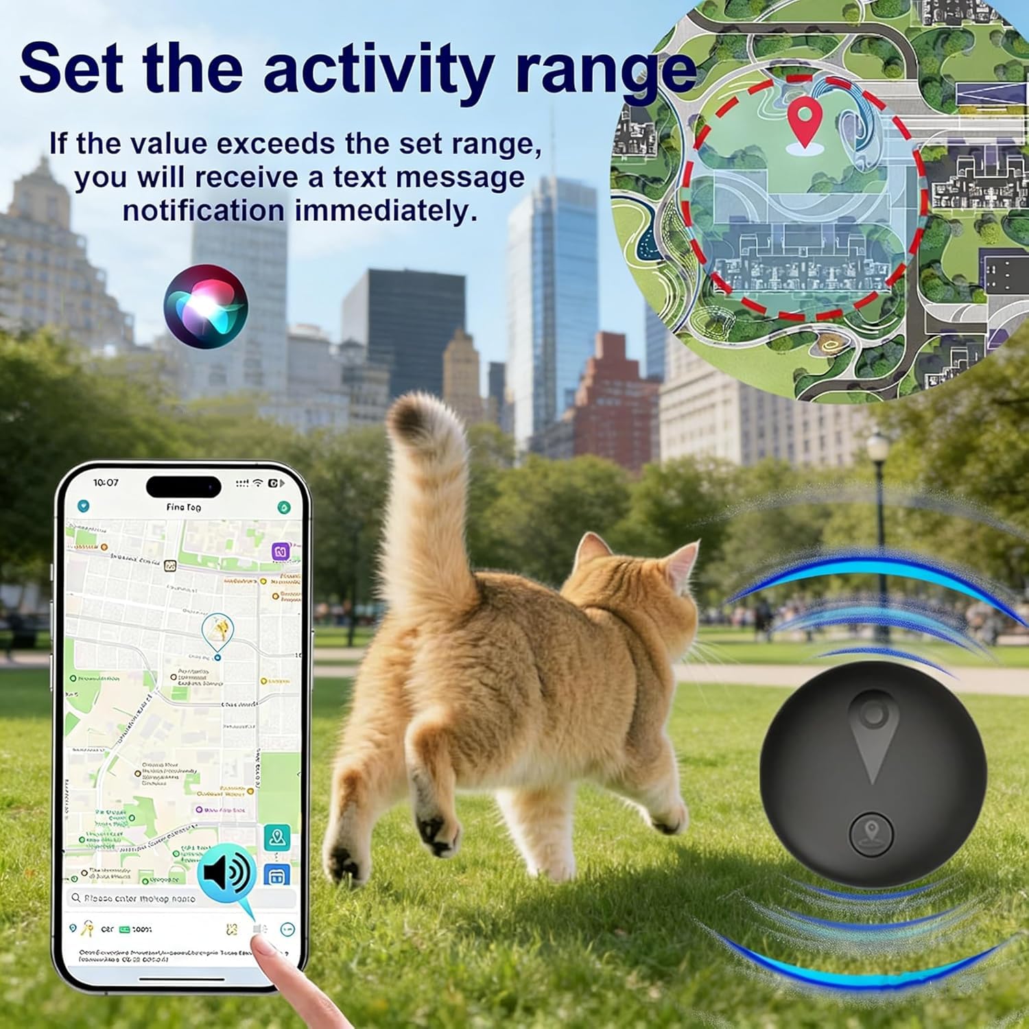 Mini tracker GPS per collare